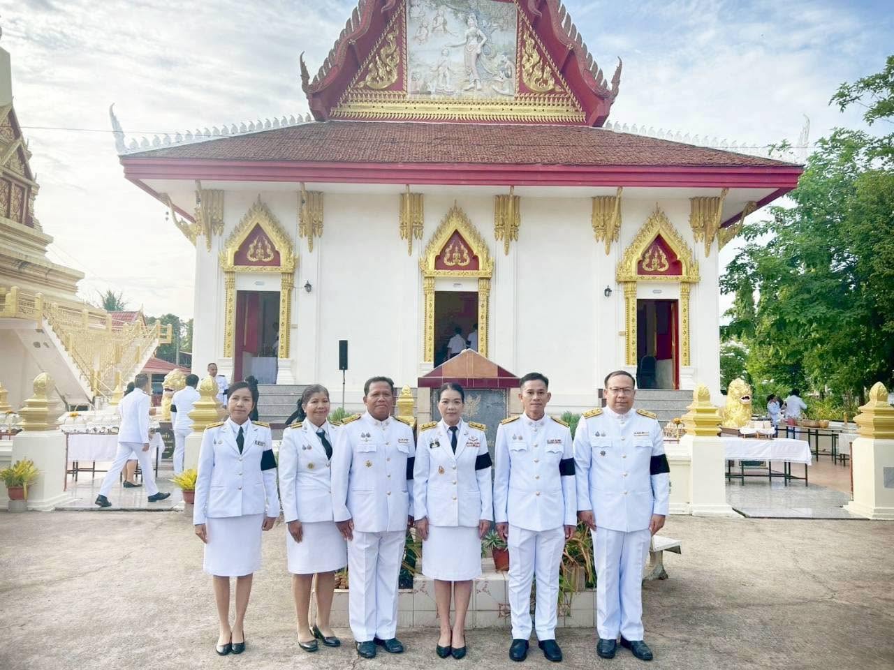 title - ส.ป.ก.ยโสธร ร่วมพิธีเจริญพระพุทธมนต์และทำบุญตักบาตรถวายพระกุศล เนื่องในโอกาสฉลองพระชนมายุ 99 พรรษา  สมเด็จพระอริยวงศาคตญาณ สมเด็จพระสังฆราช สกลมหาสังฆปริณายก